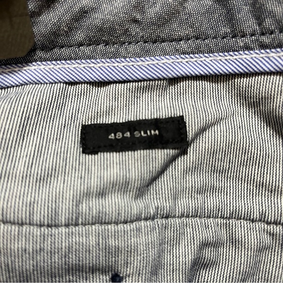 J Crew 484 Blue Pants/Trousers 36Wx32 Cotton Flannel SLIM Flat Front MSRP=$89.50 - Picture 2 of 7